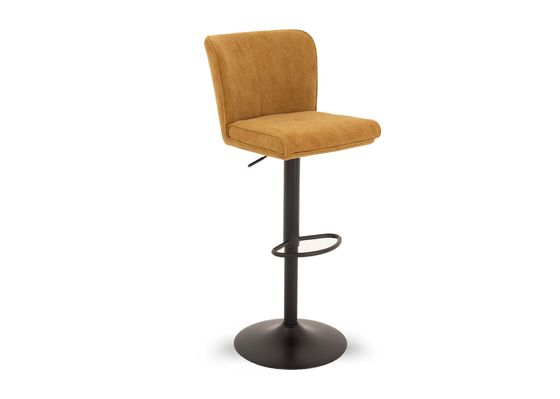 Customized Modern Wood / Metal Bar Counter Chair In Black Design
