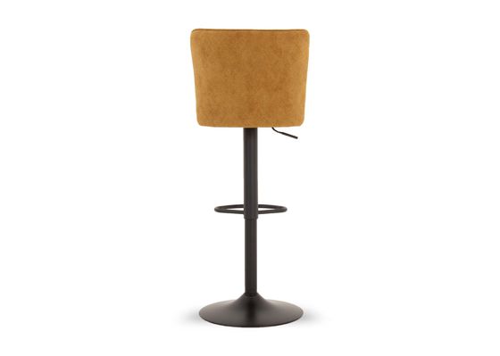 Customized Modern Wood / Metal Bar Counter Chair In Black Design